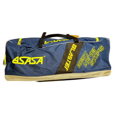 ASASA BLASTER WHEELIE BAG ( BLUE COLOUR BAG WITH NEON STRIPES )