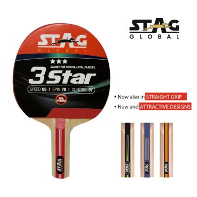 STAG 3 STAR TABLE TENNIS RACKET